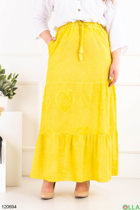 Women's yellow batal skirt