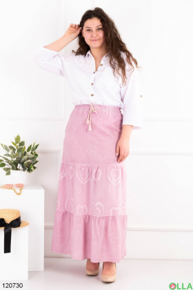 Women's pink batal skirt