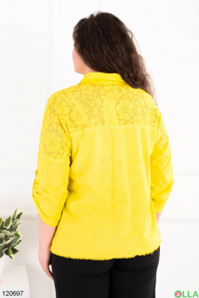 Women's yellow batal shirt