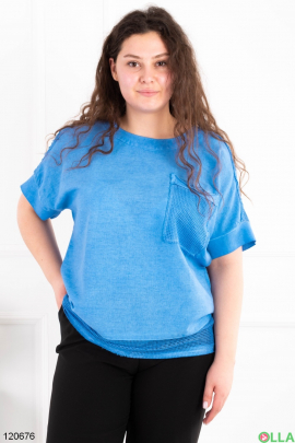 Women's blue T-shirt batal