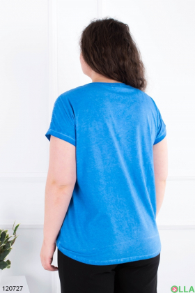Women's blue T-shirt batal