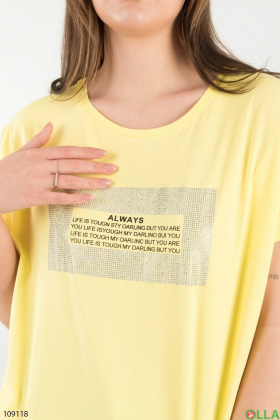Women's yellow t-shirt batal