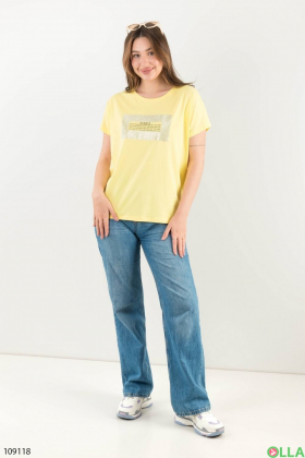Women's yellow t-shirt batal