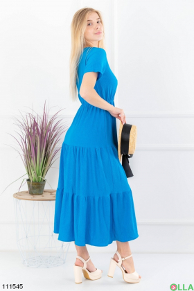 Women's blue dress