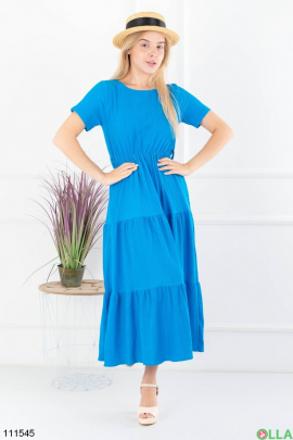 Жіноча блакитна сукня