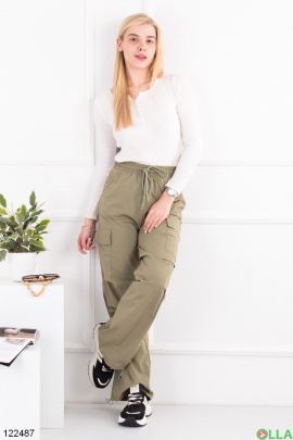 Women's green сargo pants