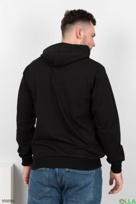 Men's black hoodie