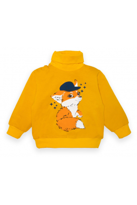 Детский свитер для мальчика SV-22-2-6 "Fox" на рост (13322) Оранжевый 