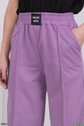 Women's purple sweatpants