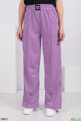 Women's purple sweatpants