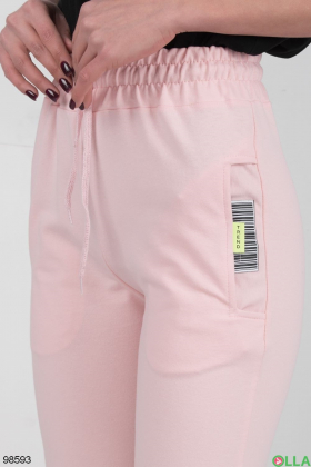 Women's Light Pink Sweatpants