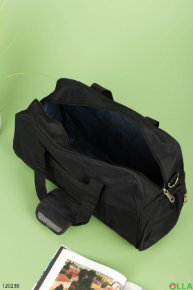 Мужская черная спортивная сумка