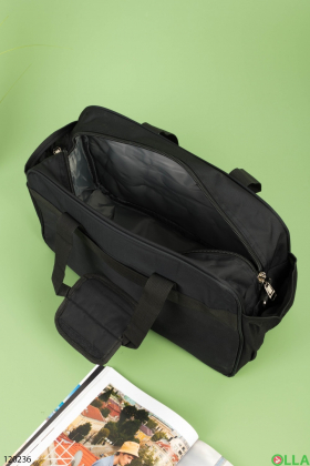 Men's black sports bag