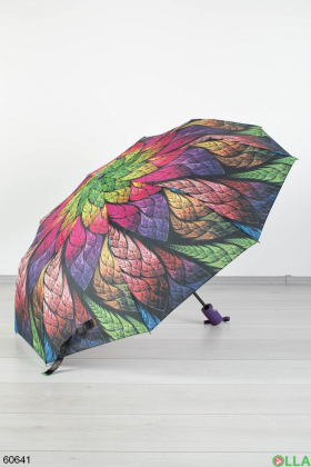 Женский разноцветный зонт