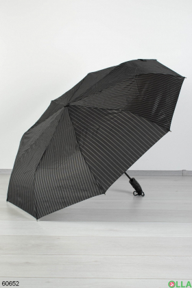 Женский зонт с принтом в полоску
