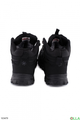 Women's black winter sneakers