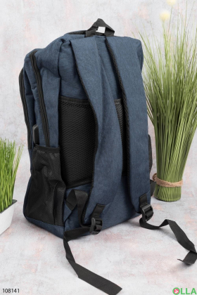 Men's dark blue backpack