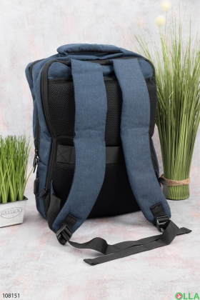 Мужской темно-синий рюкзак