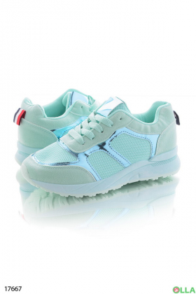 Turquoise sneakers