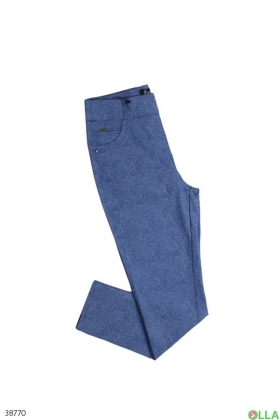 Жіночі брюки синього кольору