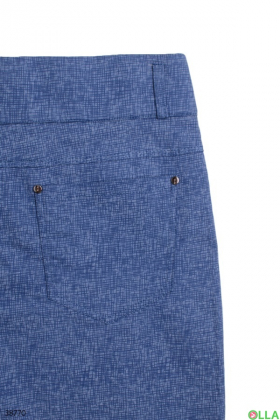 Жіночі брюки синього кольору