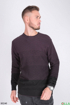 Мужской фиолетовый свитер