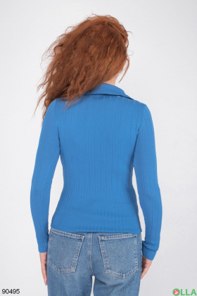 Жіночий блакитний светр
