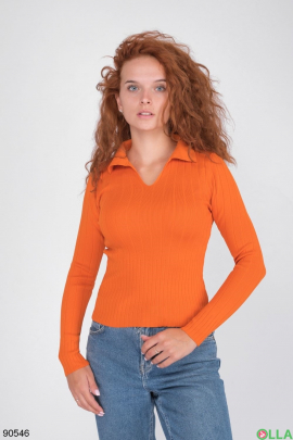 Women's orange sweater