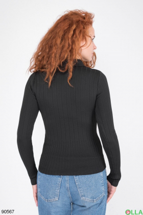 Жіночий чорний светр