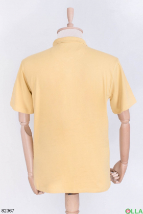 Men's yellow polo shirt