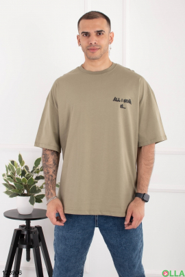 Men's green oversized T-shirt