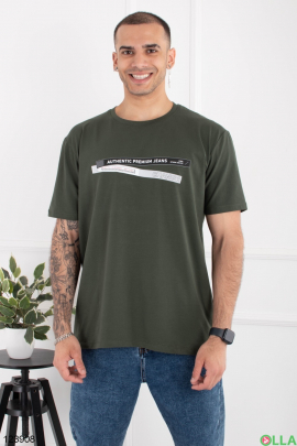 Men's khaki batal T-shirt