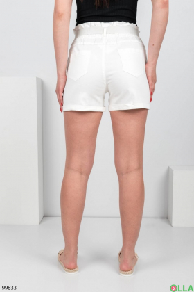 Women's white shorts