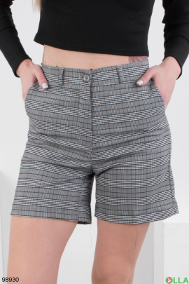 Women's checkered shorts