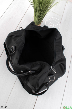 Женская черная спортивная сумка