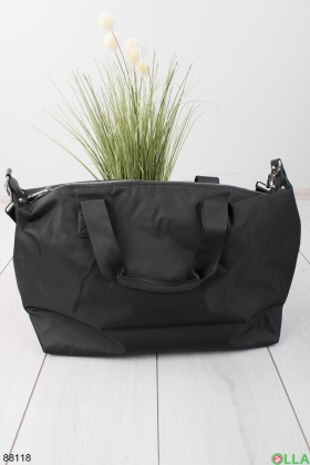 Жіноча чорна спортивна сумка