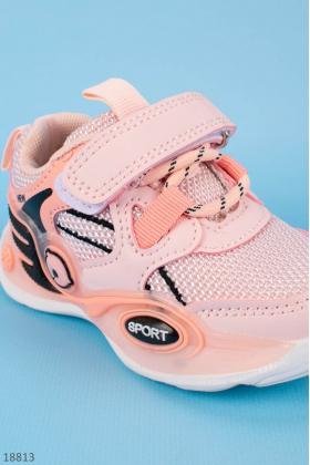 Рожеві кросівки для дівчаток