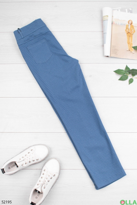 Women's blue trousers