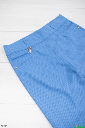 Women's blue trousers