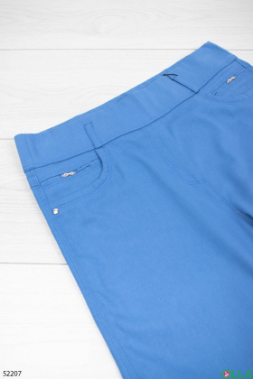 Жіночі блакитні штани