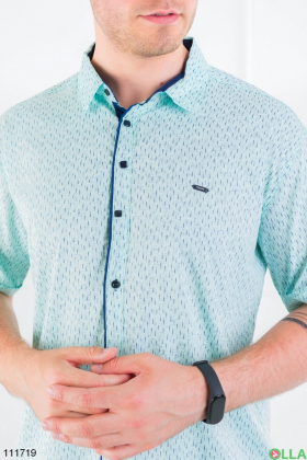 Men's turquoise shirt