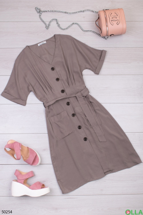 Women's dress with buttons