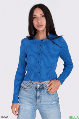 Women's blue jacket with buttons