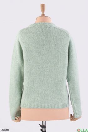 Жіночий бірюзовий светр