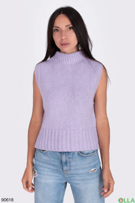 Women's lilac vest