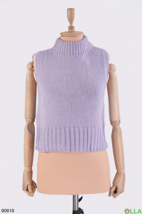 Women's lilac vest