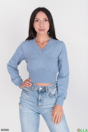 Women's sweater with a cutout