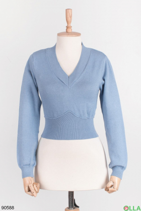 Women's sweater with a cutout