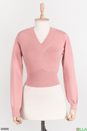 Жіночий светр з вирізом