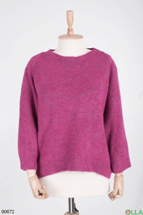 Women's raspberry sweater